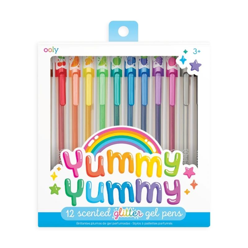 Ooly Yummy Yummy Scented Glitter Gel Pens - Set of 12